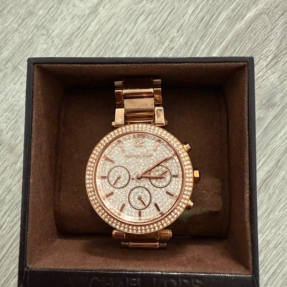 Michael Kors Sparkling Rose Gold Women's Watch